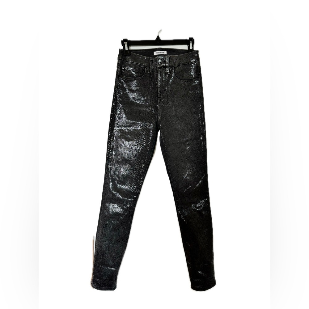Good American snake print jeans, size 2/25